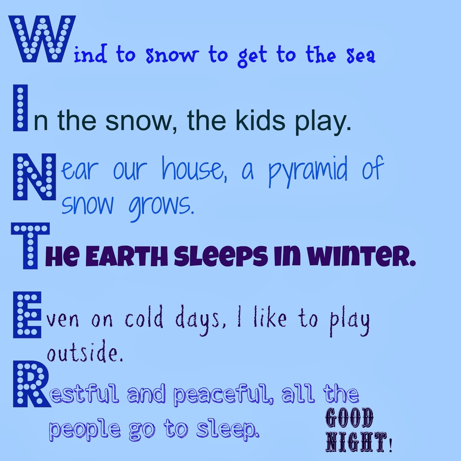 D #39 s acrostic poem KidsKud